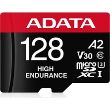 Adata 128 GB High Endurance Microsdxc 4K U3 V30 A2 Hafıza Kartı