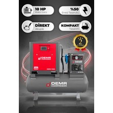 Demr Kompresör Invertörlü Vidalı Hava Kompresörü 10HP DMV-10EI