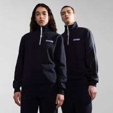 Napapıjrı Napapijri B-Grober Hz Unisex Siyah Sweatshirt