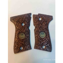 Yücel Av Bayii F92 Beretta Compact Ahşap Tabanca Kabze Aksesuarı