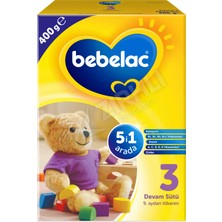 3 Adet Bebelac Devam Sütü No:3 400 gr