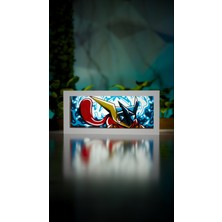 Greninja LED Işık Kutusu – 21X10 cm Pokémon Temalı Rgb Dekoratif Gece Lambası