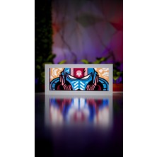 Space Marines LED Işıklı Dekoratif Light Box – Warhammer 40K Temalı Masaüstü Lamba