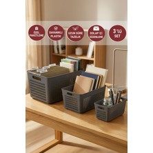 Selka Home Selka Lavin 3'lü Dolap İçi Düzenleyici ( 2-4-7 Lt. )