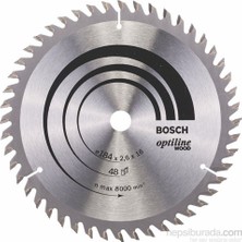 Bosch - Optiline Serisi Ahşap için Daire Testere Bıçağı 184*16 mm 48 Diş
