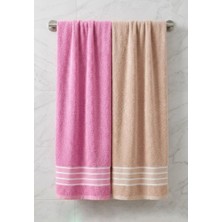 Asev Tekstil 2lı 70X140 Banyo Havlusu