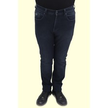 Denim Cartel Fistan Store Erkek Lacivert Yüksek Bel Normal Kesim Boru Paça Jean Pantolon