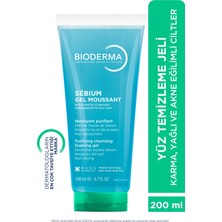 Sebium Karma, Yağlı ve Akne Eğilimli Ciltler Sivilce, Siyah Nokta Karşıtı Yüz Temizleme Jeli 200 ml