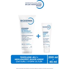 Bioderma Atoderm Çok Kuru Atopi Eğilimli Cilt Onarıcı Temizleme Jeli ve Seyahat Boy Nemlendirici & Onarıcı Krem