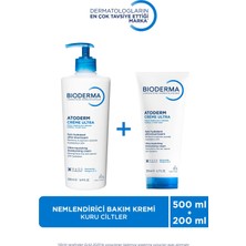 Bioderma Atoderm Cream Ultra Normal ve Kuru Ciltler İçin Nemlendirici Yüz, Vücut Bakım Kremi 500 ml + 200 ml