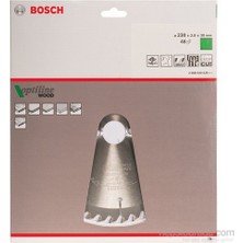 Bosch - Optiline Serisi Ahşap için Daire Testere Bıçağı 230*30 mm 48 Diş