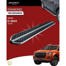 Ankatech Isuzu D-Max 3 diamond krom Yan Basamak 203 cm 2019 Üzeri