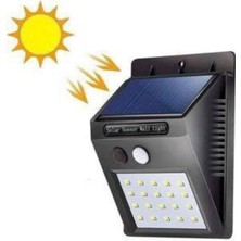 Epilons Bahçe Aydınlatması Güneş Enerjili Led Işık Lamba Sensörlü Dekoratif