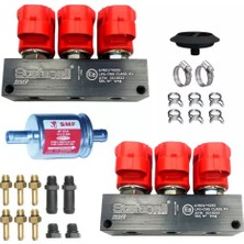 Atiker Akl Uyumlu 6 Silindir Enjektör Takımı 3 Ohm