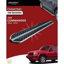 Ankatech Jeep Commander diamond krom Yan Basamak 203 cm 2006-2010