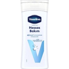 Vaseline Hassas Vücut Losyonu Alkol İçermeyen 200 ml Unisex Kullanıma Uygun Etkili Bakım