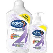 4 Adet Activex Sıvı Sabun Hassas 1 Lt+ 500 ml Hediye