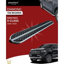 Ankatech Mercedes X-Class diamond krom Yan Basamak 203 cm 2018-2020