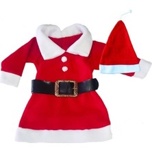  kız bebek çocuk noel elbise noel baba kıyafeti yılbaşı kostümü yeniyıl hediyesi christmas gift