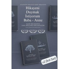 Cosita Anne-Baba Set Hediye Etkileşimli Anı Defteri Duygusal Miras Hikayeni Duymak Istiyorum Anlat Ikili Set Hediye Bana Hikayeni Anlat Anne Baba