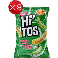 Yayla Hi\'tos Yoğurt ve Mevsim Yeşillikleri Çeşnili Patates Çerezi 100 G X8