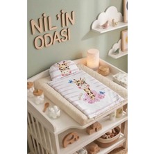 Retro Women Kız Bebek Yastıklı Pratik Alt Değiştirme Matı Minderi Alt Değiştirme Pedi Bakım Örtüsü