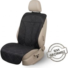 Markaflex 1 Adet Araba Oto Araç Koltuk Kılıfı Örtüsü Sıvı Su Geçirmez Evcil Hayvan Kedi Köpek Ön Koltuk Örtü