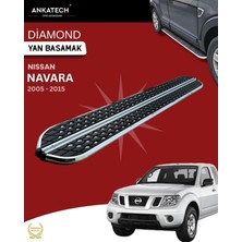 Ankatech Nissan Navara 2 diamond krom Yan Basamak 203 cm 2005-2015