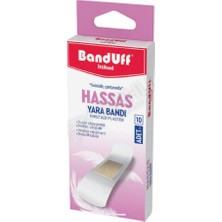 2 Adet Banduff Yara Bandı Hassas 10'lu