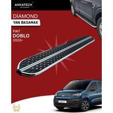 Ankatech Fiat Doblo 3 diamond krom Yan Basamak 203 cm 2023 Üzeri