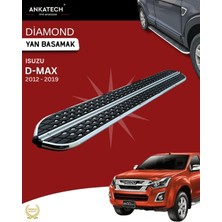 Ankatech Isuzu D-Max 2 diamond krom Yan Basamak 203 cm 2012-2019