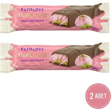 Patiswiss Patislove Antep Fıstıklı Krema ve Pişmaniye Dolgulu Sütlü Çikolata, 40G x 2 Adet
