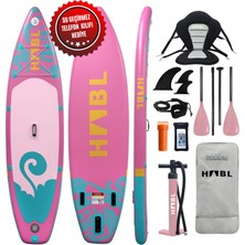HABL Şişme Sup Board/ Stand Up Paddle Board 81*320*15CM Full Set Yeşil & Beyaz