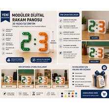 3D Boyuthane Modüler Rakam Panosu | Eğitici & Dekoratif Sayı Seti