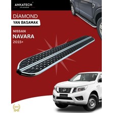 Ankatech Nissan Navara 3 diamond krom Yan Basamak 203 cm 2015 Üzeri