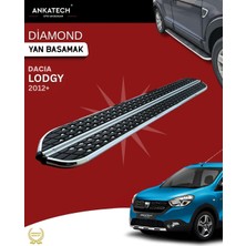 Ankatech Dacia Lodgy diamond krom Yan Basamak 203 cm 2012 Üzeri