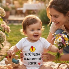 Egg Baby Teyze Sevgisi Temalı Bebek Body Teyzem Temalı Tasarım Eğlenceli Yazılı Bebek Zıbını %100 Pamuk