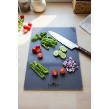 Multiamo Cam Kesme Tahtası ve Sunumluk / Sunum Tabağı (25CMX35CM)