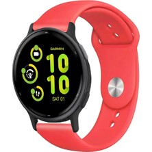 Tagomoon Garmin Vivoactive 5 ile Uyumlu Kordon Yumuşak Dokulu Esnek Jel Silikon Kayış