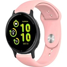 Tagomoon Garmin Vivoactive 5 ile Uyumlu Kordon Yumuşak Dokulu Esnek Jel Silikon Kayış