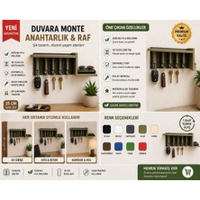 3D Boyuthane Duvara Monte Anahtarlık & Raf – 25 cm