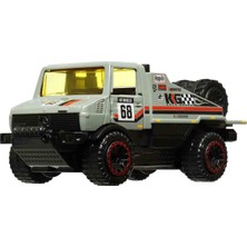 1:43 Hot Wheels Diecast Çek ve Bırak Araba HPR70 - HYC40 Mercedes-Benz Unimog