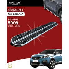 Ankatech Peugeot 5008 2 diamond krom Yan Basamak 203 cm 2017-2023