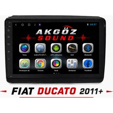 GÖZA-X Fıat Ducato 2011+ Multimedya Çerçevesi 9 Inç Soketleri Içinde