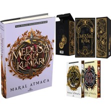 Ephesus Yayınları Medusanın Ölü Kumları 3 Ciltli ve Medusa'nın Ölü Kumları Iki Kitaplık Set Yan Boyalı (Maral Atmaca) 2li Set