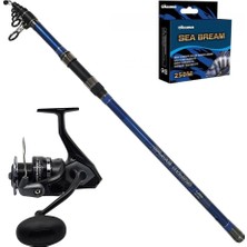 Okuma Wave Power 6000 - Kendo Blue Bass 420CM Surf Olta Seti