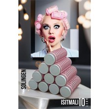 İlkyaz Fashion Turk Isıtmalı Sulu Bigudi 2.5 cm 10 Adet Solingen Professional ILKYZHB-RS3455