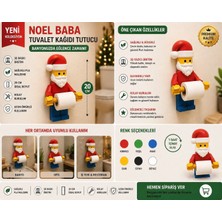 3D Boyuthane Noel Baba Tuvalet Kağıdı Tutucu 20 cm