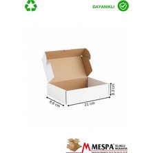 Meşpa Ambalaj 21 x 8,6 x 8,3 cm Kargo Kutusu 25 Adet – Karton Ürün Gönderim ve Paketleme Kutusu