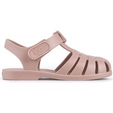 Igor Unisex Çocuk Pudra Sandalet Clasıca Velcro